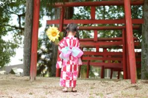 子供 浴衣 袖上げ